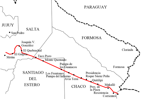 Die Ruta Nacional 16 in Argentinien ist 707 Kilometer lang – und hat kaum eine Kurve.