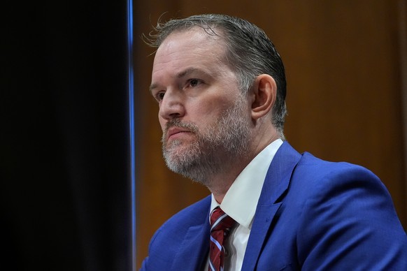 United States Trade Representative Jamieson Greer, testifies during a Senate Committee on Finance hearing to examine the President's 2026 trade policy agenda on Capitol Hill, Wednesday, July 22,  ...