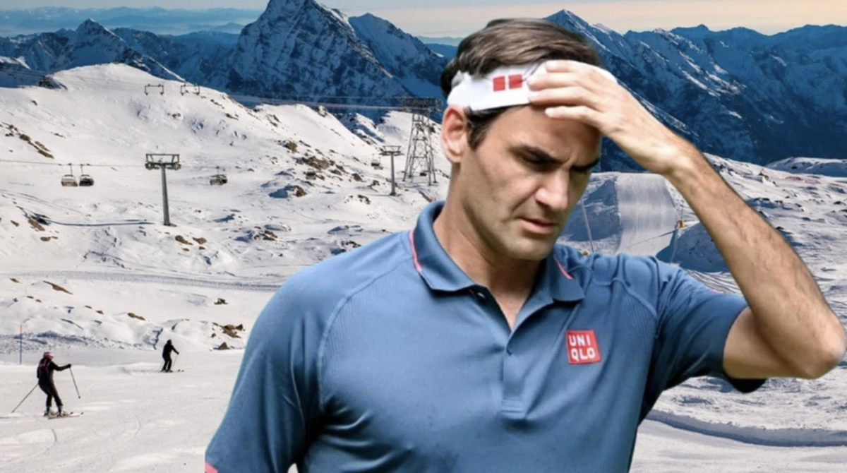 Roger Federer erlebte beim Skifahren einen grossen Schreckmoment.