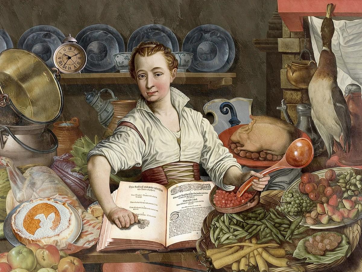 La première femme auteur de livres de cuisine en Suisse s'appelait Anna Wecker et était originaire de Bâle.
https://achtung.be/arbeiten