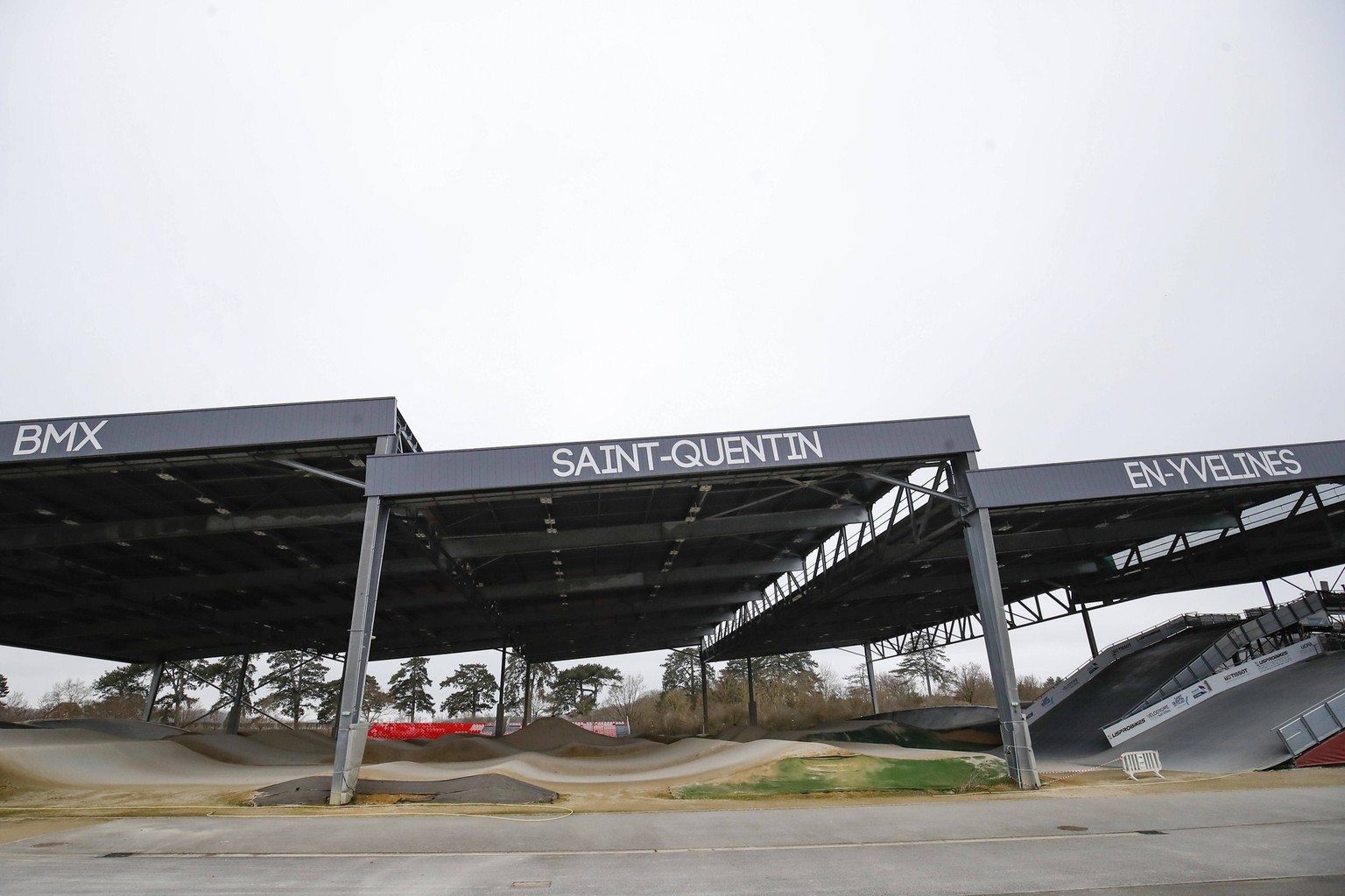 PARIS 2024, Sportstätten, Montigny le Bretonneux, Stade BMX de Saint-Quentin-en-Yvelines Media Day de la FÃ dÃ ration Francaise de Cyclisme CYCLISME : Media Day de la Federation Francaise de Cyclisme  ...