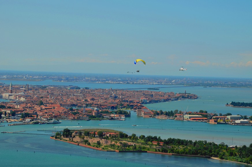 Der Schwarm über Venedig.