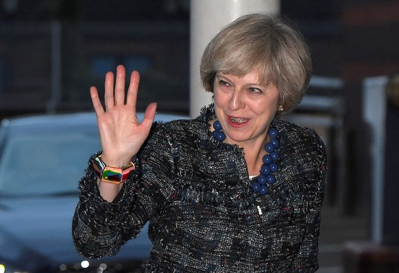 Britain&#039;s Prime Minister Theresa May arrives ahead of the annual Conservative Party Conference in Birmingham, Britain, October 1, 2016. REUTERS/Toby Melville TPX IMAGES OF THE DAY