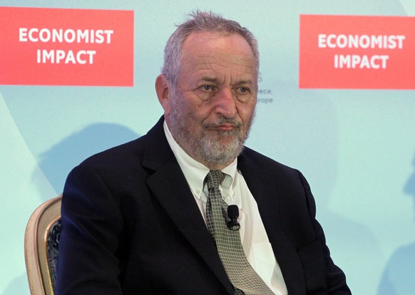 January 22, 2024, Athens, Greece: Former United States Secretary of the Treasury, LARRY SUMMERS speaks at the WORLD AHEAD 2024 ATHENS GALA DINNER in Athens. Athens Greece - ZUMAv62_ 20240122_zaf_v62_0 ...