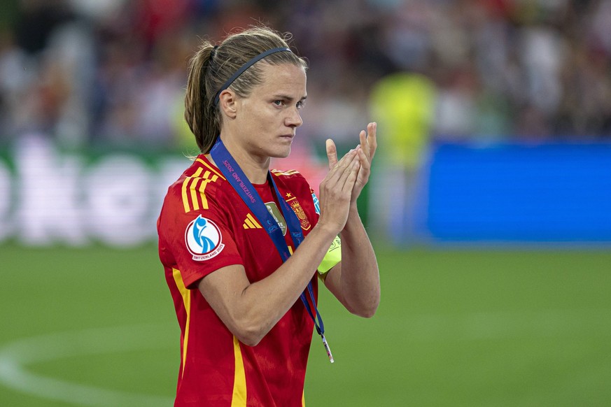 Basel, Switzerland, July 27th 2025 Irene Paredes 4 Spain after the UEFA Womens EURO 2025 Final match between England and Spain at St. Jakob-Park in Basel, Switzerland. Priscila B�tler / SPP PUBLICATIO ...