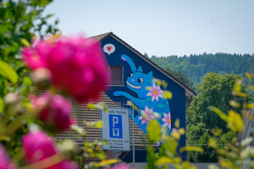 Streetart Festival 2023 – Mural von Taina am Gebäude der städtischen Feuerwehr, 03.06.2023