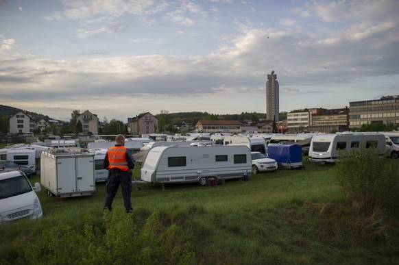 2014 besetzten Fahrende die kleine Allmend in Bern, um auf ihre Notlage aufmerksam zu machen.