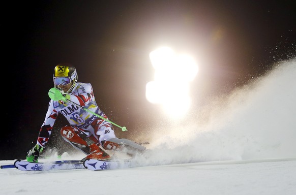 Wie in Val d'Isere muss sich&nbsp;Marcel Hirscher mit Platz 2 zufrieden geben. &nbsp;