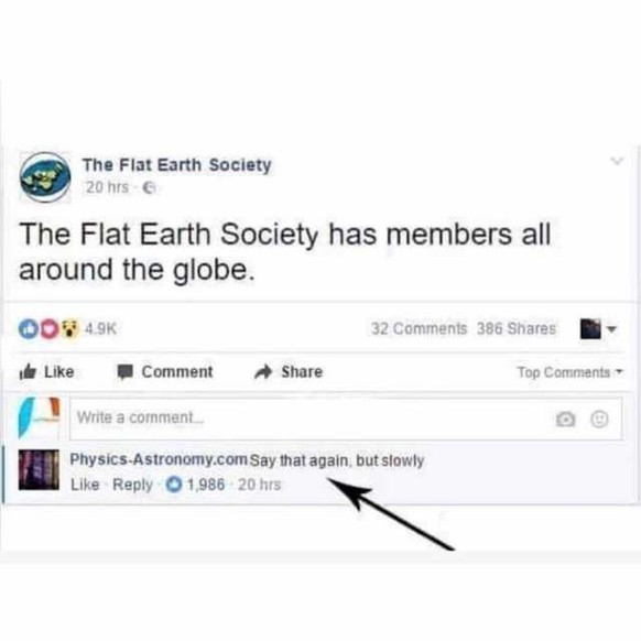 Es gibt neue Erkenntnisse über die flache Erde – diese 3 Dinge musst du wissen 🧐
yep, around the globe