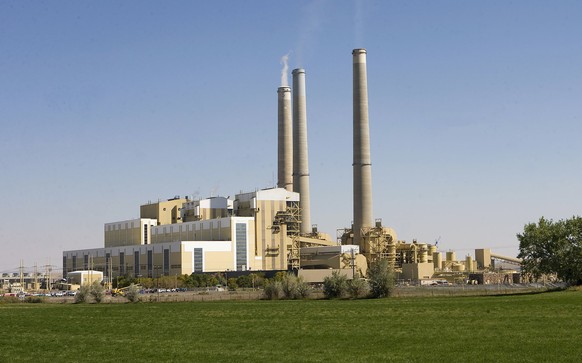 Ein Kohlekraftwerk in Castle Dale, Utah. 