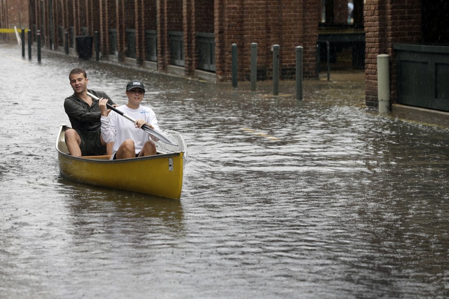 Land unter an der Ostküste der USA.