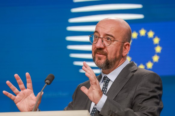 epa11665386 European Council President Charles Michel during the European Council summit in Brussels, Belgium, 17 October 2024. EU leaders are meeting in Brussels to discuss Ukraine, the Middle East,  ...