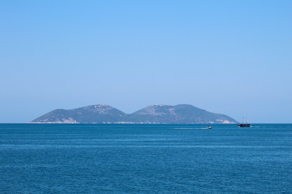 Sazan Insel Albanien
