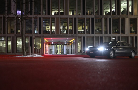 Blick auf den Hauptsitz der Raiffeisenbank Schweiz, aufgenommen am Montag, 24. Januar 2022, in St. Gallen. (KEYSTONE/Gian Ehrenzeller)