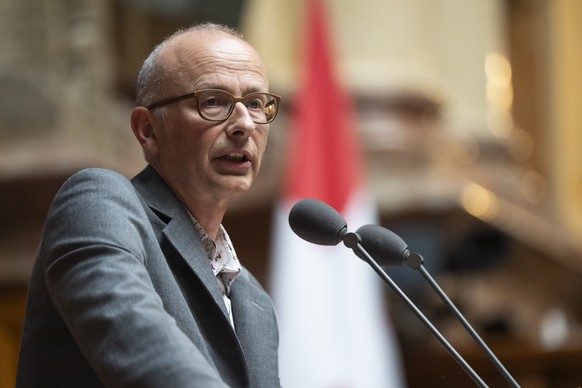 Michael Toengi, GP-LU, spricht an der Sommersession der Eidgenoessischen Raete, am Montag, 2. Juni 2025 im Nationalrat in Bern. (KEYSTONE/Til Buergy)
