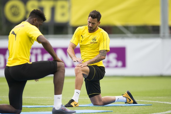 ARCHIVBILD ZUM KEYSTONE-SDA-INTERVIEW MIT ROMAN BUERKI --- Roman Buerki, swiss goalkeeper of Borussia Dortmund, during training at the Ri Au pitch in Bad Ragaz, Switzerland, Wednesday, 1. August 2018. ...