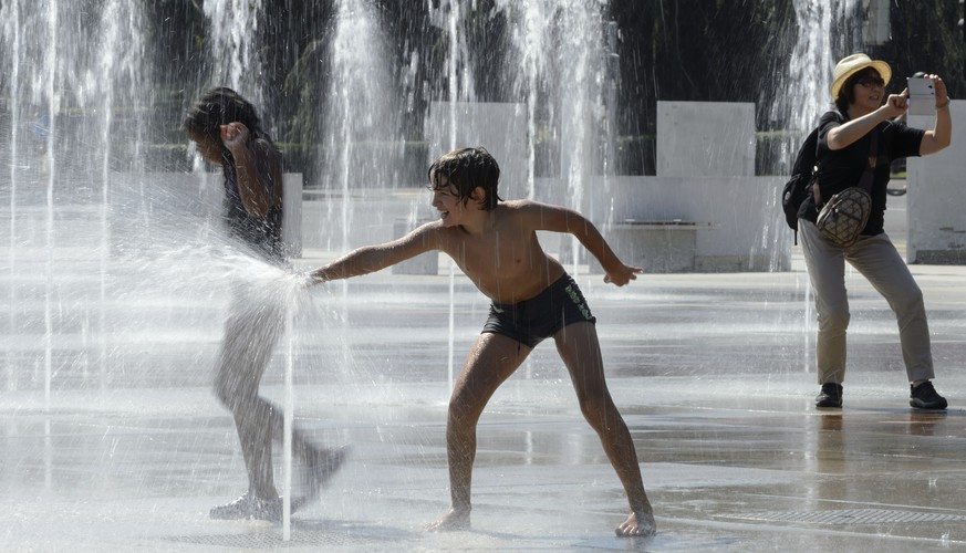 And it's summer in the city: Noch einmal war so richtiges Plansch-Wetter mit satten Temperaturen.