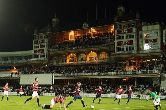 Das Rückspiel 140 Jahre später: Die Wanderers verlieren 1:7 im Kennington Oval.