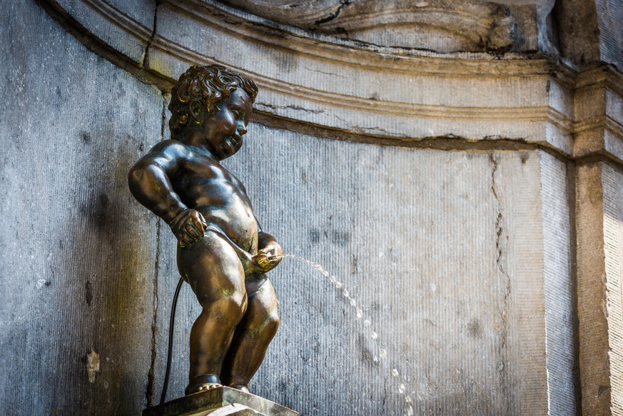 Aus der Kategorie «Musst du nicht gesehen haben»: Das «Manneken Pis» in Brüssel.