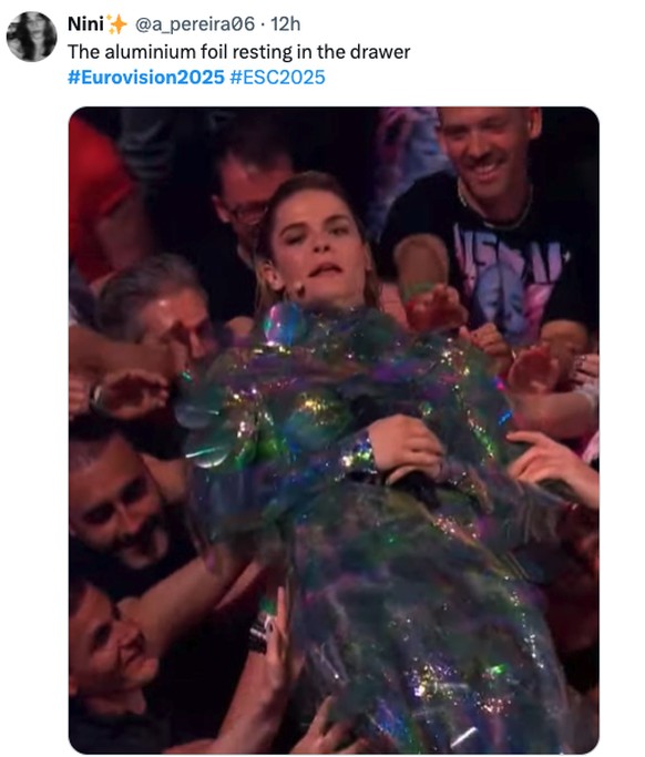 eurovision 2025 2. halbfinale hazel brugger
