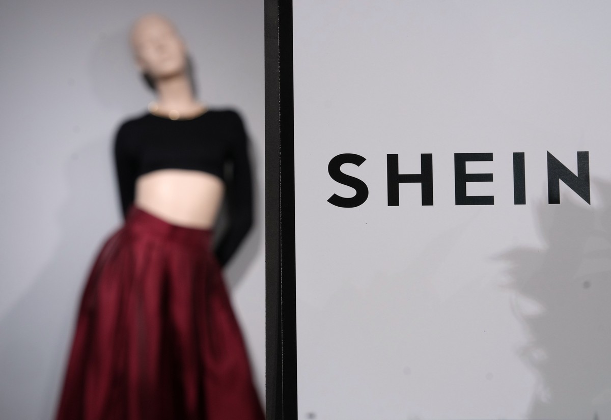 FILE - Clothes by Chinese company Shein are seen in the BHV (Bazar de l'Hotel de Ville) department store, Tuesday, Nov. 4, 2025 in Paris. (AP Photo/Aurelien Morissard, File)
Shein Everlane