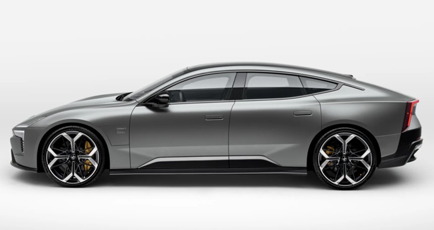Flache Silhouette: Der Polestar 5 Performance Grand Tourer ist fünf Meter lang.