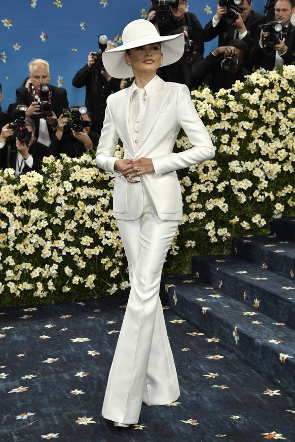 Zendaya attends The Metropolitan Museum of Art&#039;s Costume Institute benefit gala celebrating the opening of the &quot;Superfine: Tailoring Black Style&quot; exhibition on Monday, May 5, 2025, in N ...