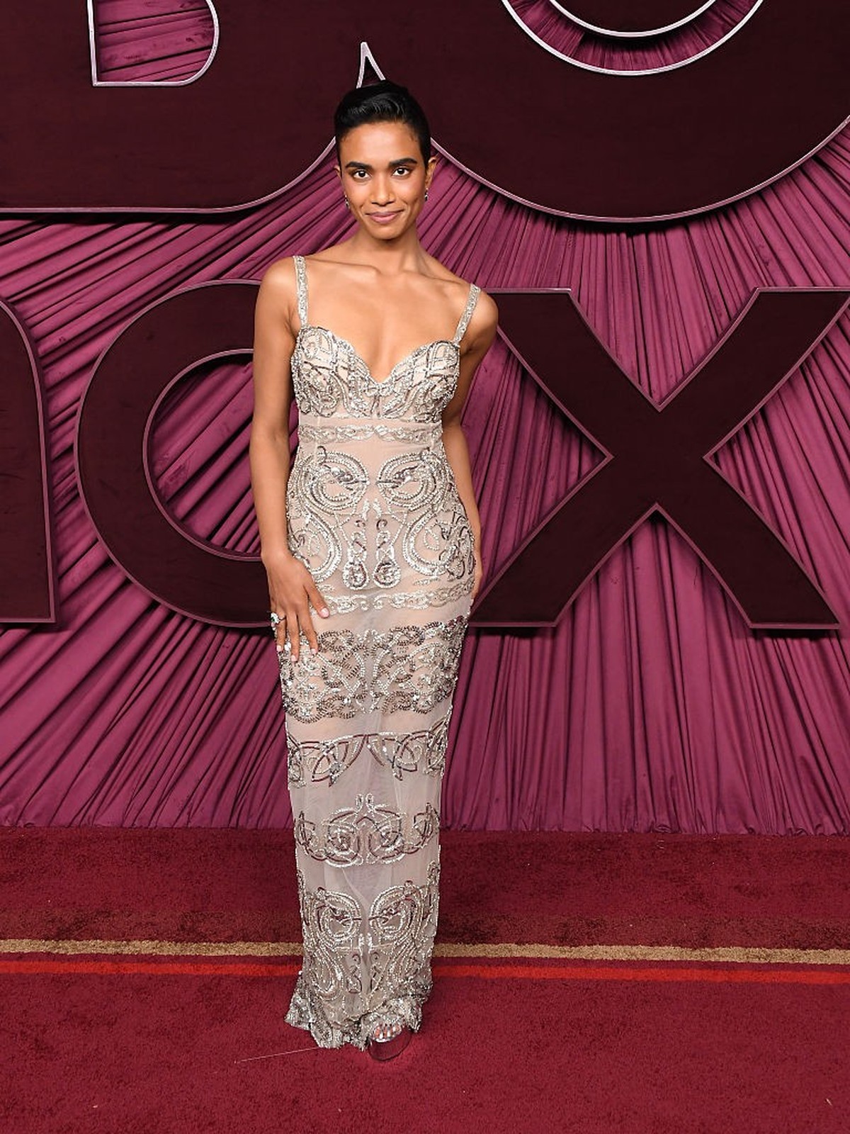 WEST HOLLYWOOD, CALIFORNIA - SEPTEMBER 14: Supriya Ganesh arrives at the HBO Max's Post-Emmy Reception at San Vicente Bungalows on September 14, 2025 in West Hollywood, California. (Photo by Stev ...