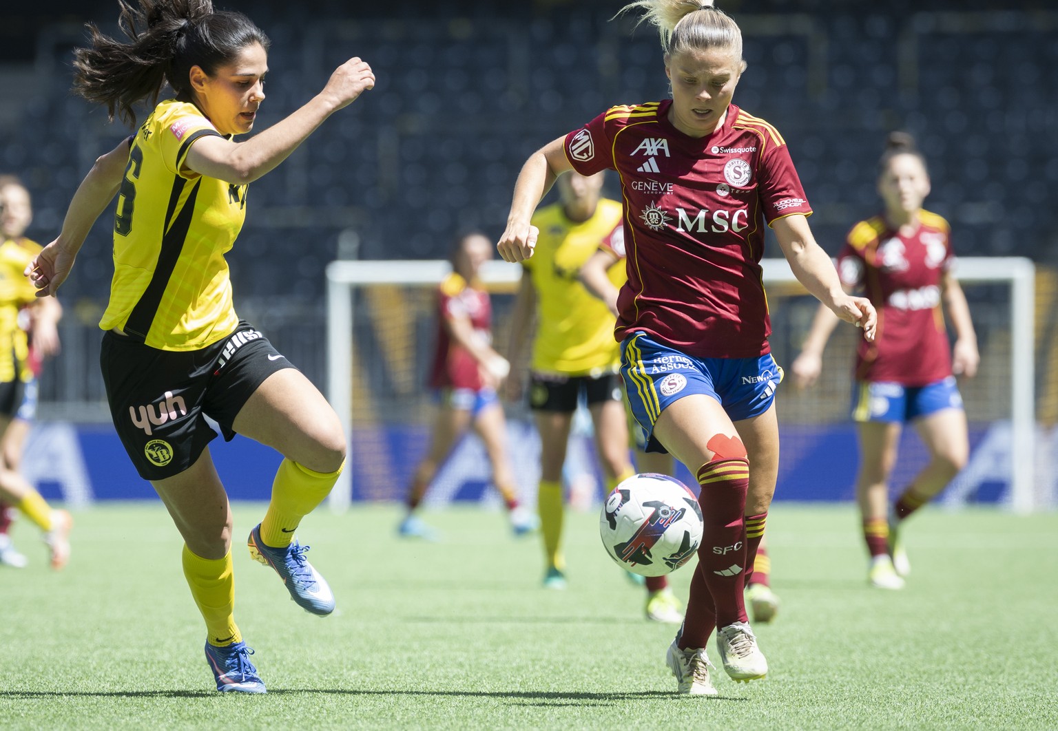 Simonsson entscheidet Hinspiel im Alleingang: Servette-Frauen stehen vor dem Meistertitel