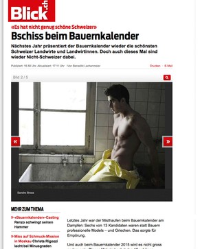 Ist es ein Bauer? Oder ein professionelles Model? Oder gar ein Grieche???