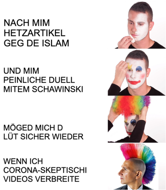 Okay, das ist bislang wirklich das irrste Bild ... ЁЯШВ LG, PICDUMP\nEin wahrer Komiker mit Sthiel...