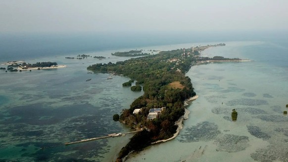 Auf der Insel Pari leben rund 1200 Menschen.