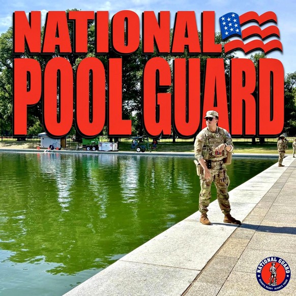Trump Reflecting Pool Meme (2026)