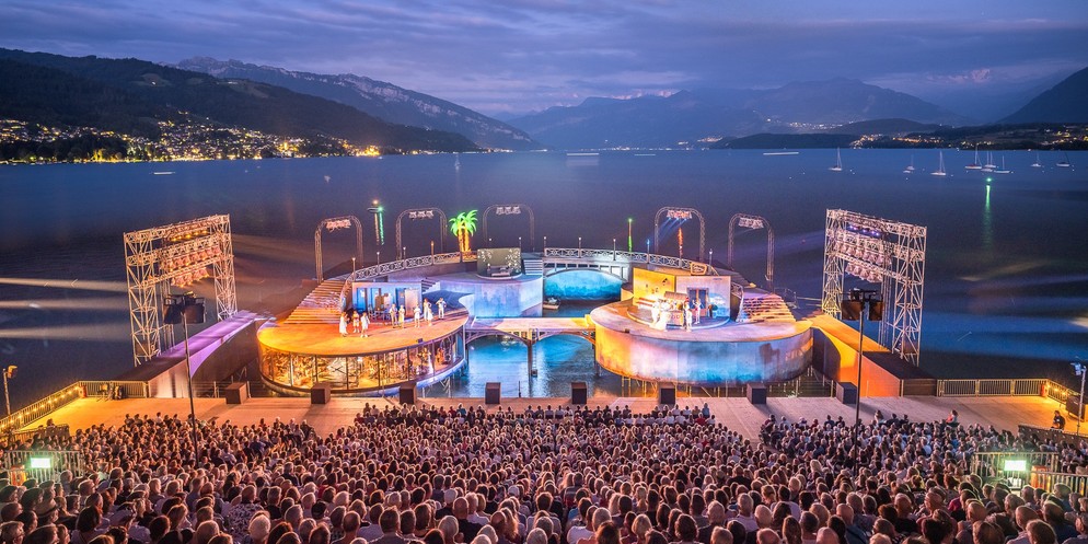 2022 führten die Thunerseespeiele das Schweizer Hitmusical «Io senza te» auf.