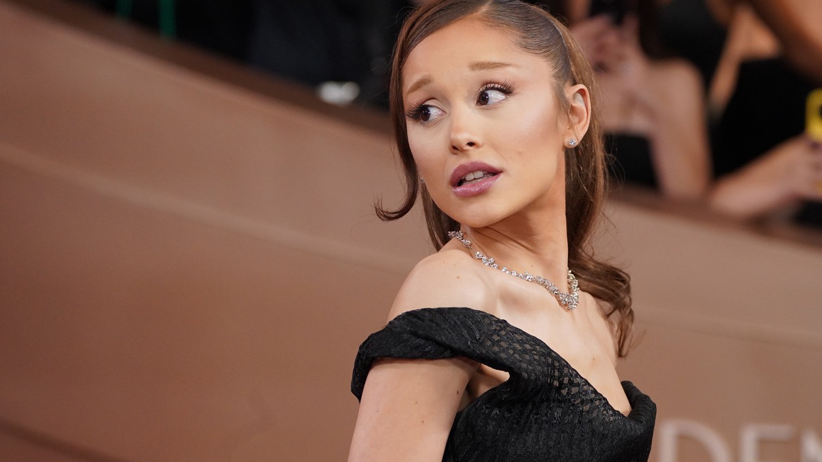 Ariana Grande arrives at the 83rd Golden Globes on Sunday, Jan. 11, 2026, at the Beverly Hilton in Beverly Hills, Calif. (Photo by Jordan Strauss/Invision/AP)
Ariana Grande