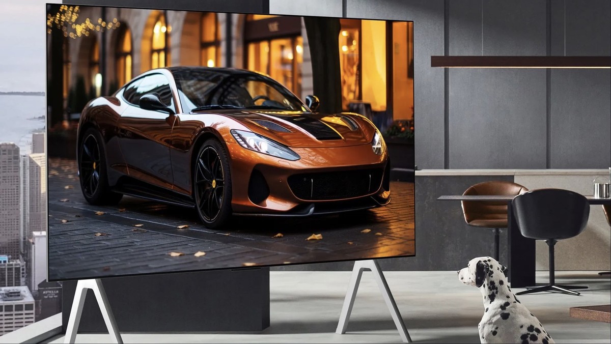 OLED-Fernseher evo M5 von LG: Die Zero Connect Box ermöglicht eine kabellose Bild- und Tonübertragung. (Quelle: LG, 2025)