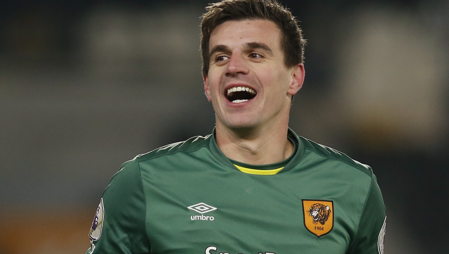 Britain Football Soccer - Hull City v Newcastle United - EFL Cup Quarter Final - The Kingston Communications Stadium - 29/11/16 Hull City&#039;s Eldin Jakupovic celebrates after the game Reuters / And ...