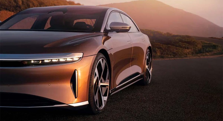 Der Lucid Air soll Teslas Model S Konkurrenz machen.