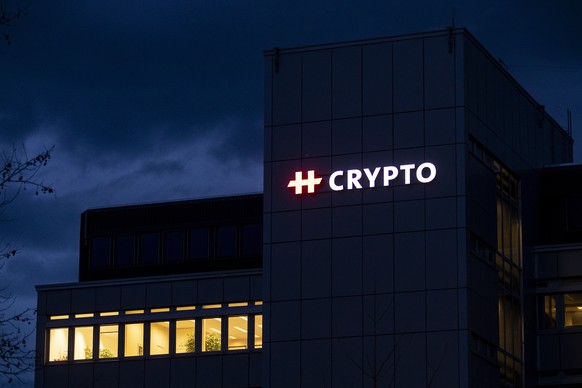 Der Hauptsitz des Chiffriergeraete-Herstellers Crypto, fotografiert am Donnerstag, 13. Februar 2020, in Steinhausen. In Zusammenarbeit mit der Firma Crypto sollen amerikanische und deutsche Nachrichte ...