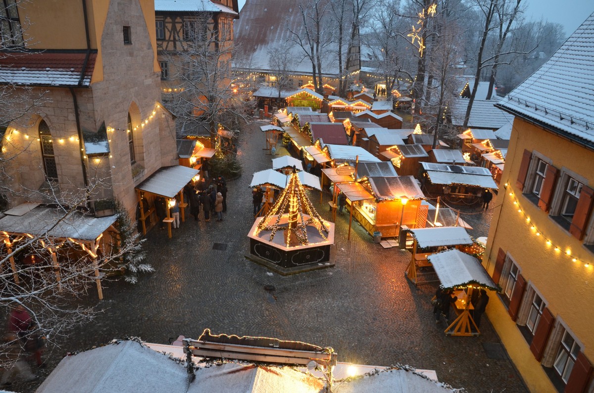 Weihnachtsmärkte Rauszeit nahes Ausland von der Schweiz Dinkelsbühl