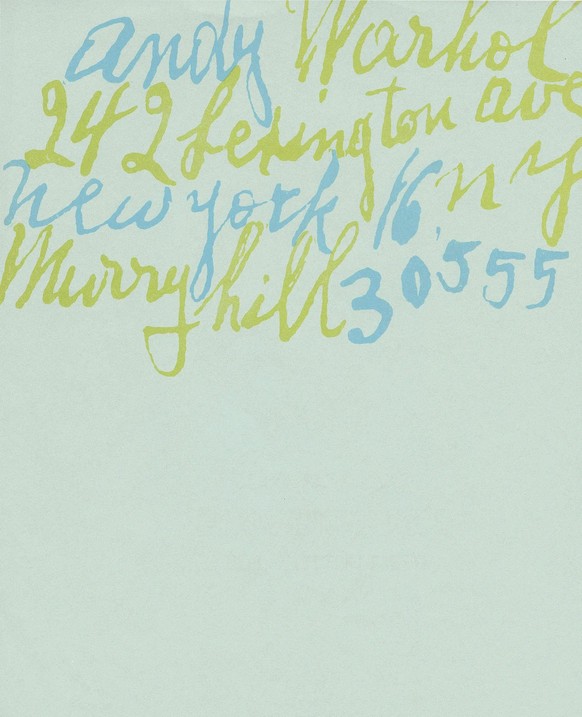 1958
Andy Warhol’s personal letterhead was half-filled with the handwriting of his mother, Julia Warhola—an award-winning artist in her own right. According to the Annual of Advertising and Editorial  ...