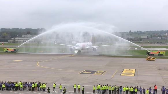 Airbus A350 Flughafen Zürich Swiss