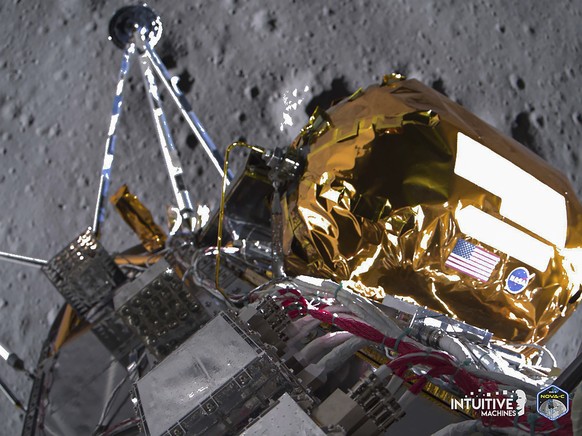 The power of the American lunar lander Odysseus lasts only a few hours