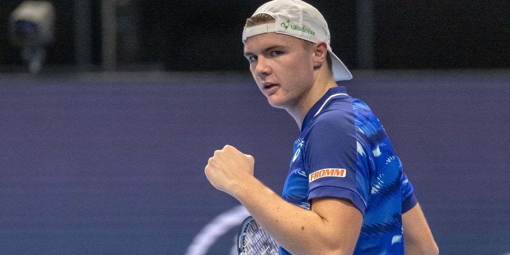 Dominic Stricker feiert seinen fünften Sieg auf Challenger-Stufe in Prag.