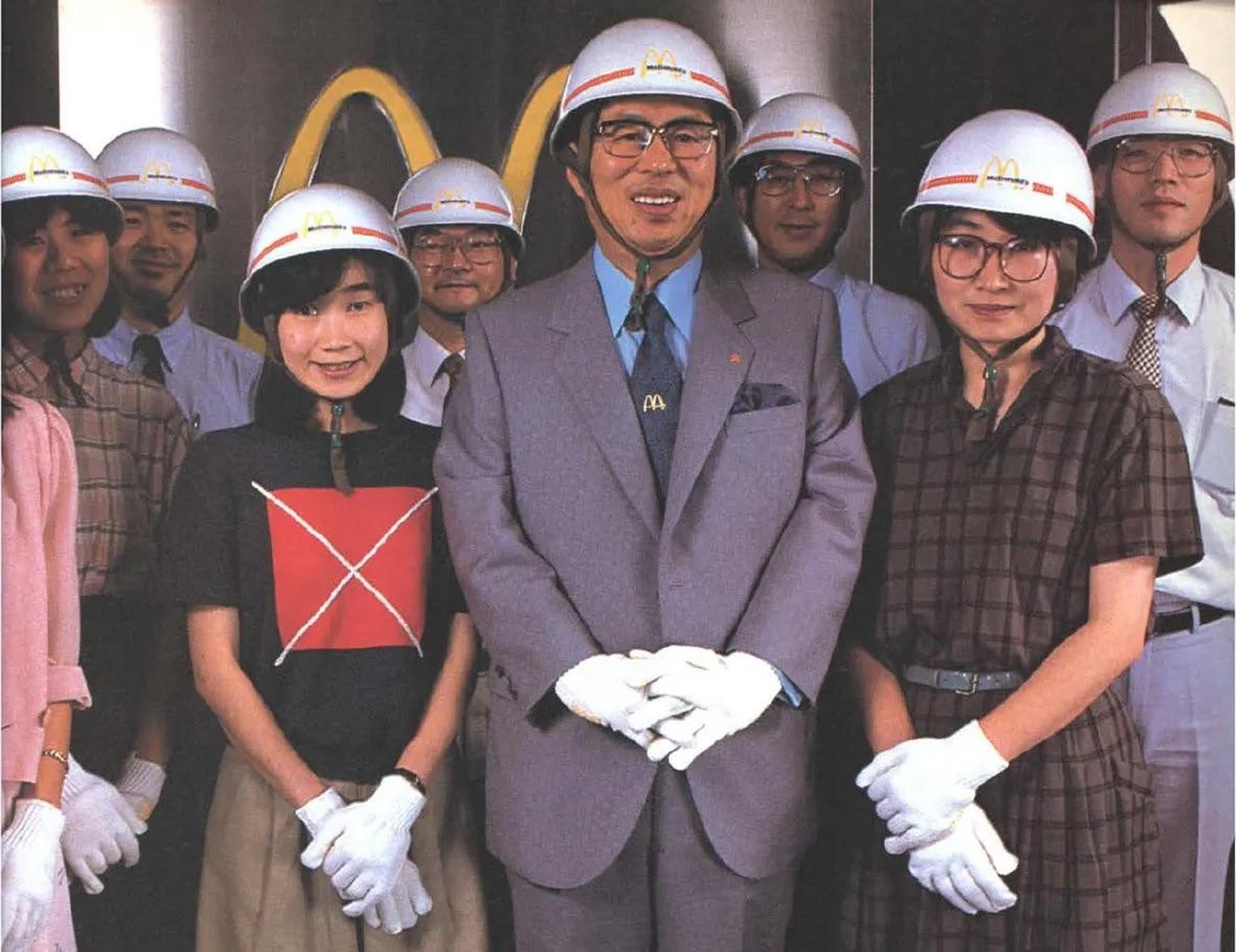 Den Fujita, founder of Mcdonaalds Japan in 1986. He believed eating McDonald’s would turn Japanese people white