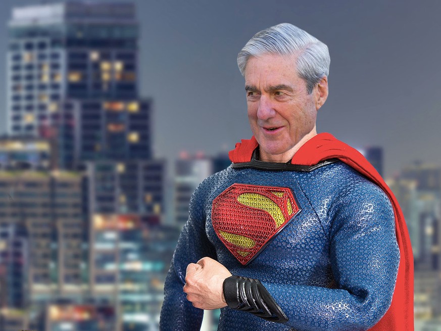 Mueller als Superman