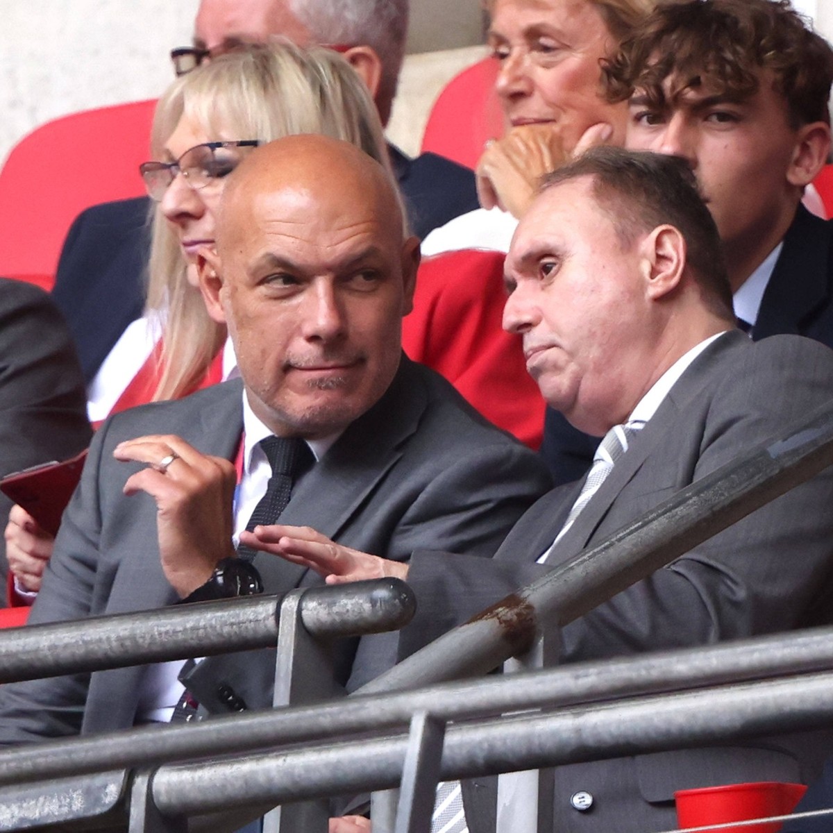 Former referee Howard Webb at the Sheffield United v Sunderland EFL Championship play-off final, at Wembley Stadium, London, UK on 24th May, 2025. PUBLICATIONxNOTxINxUK
