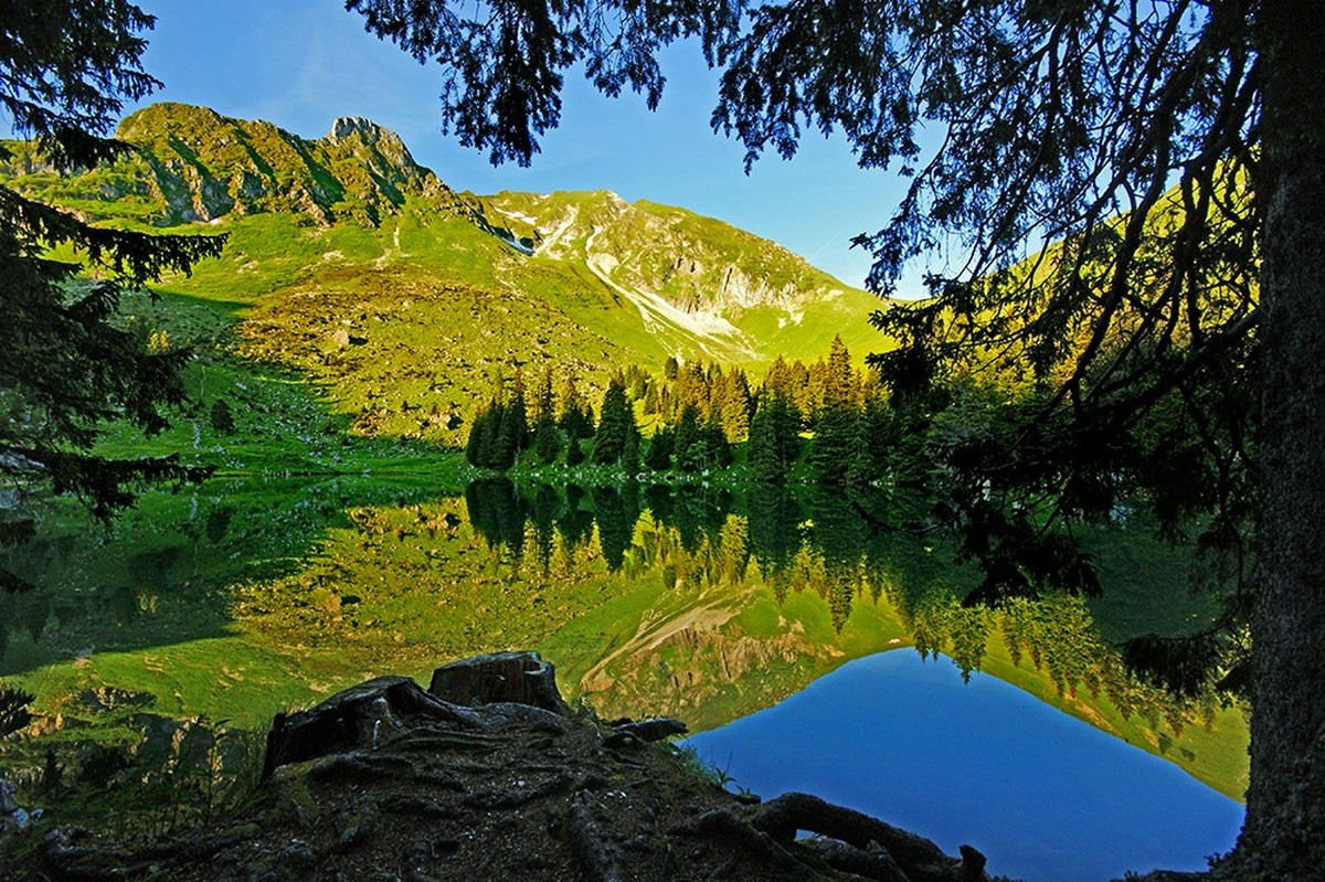 Rauszeit Bergseen einfach erreichbar in der Schweiz Gantrischseeli