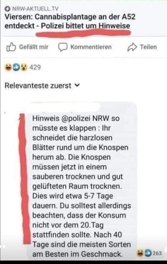 Keine Sorge, der PICDUMP bringt immer GlÃ¼ck! Hopp!\nDie Polizei bittet um Hinweise, Danke!

&quot;Bitte, gern geschehen!&quot;

[Hoffe, man kanns lesen.]