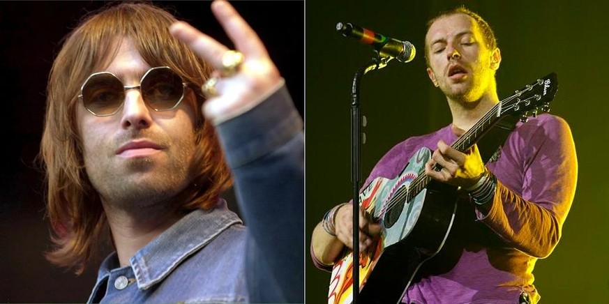 Liam Gallagher Chris Martin